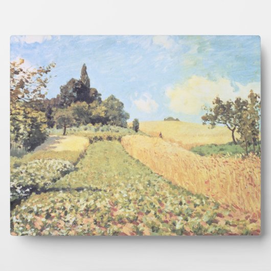 Alfred Sisley | Weizenfeld Fotoplatte (Vorderseite)