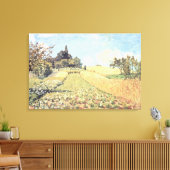 Alfred Sisley | Weizenfeld Leinwanddruck (Insitu (Wohnzimmer))