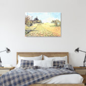 Alfred Sisley | Weizenfeld Leinwanddruck (Insitu (Schlafzimmer))
