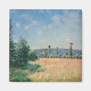 Alfred Sisley - Wiesen von Sahurs in der Morgenson Magnet