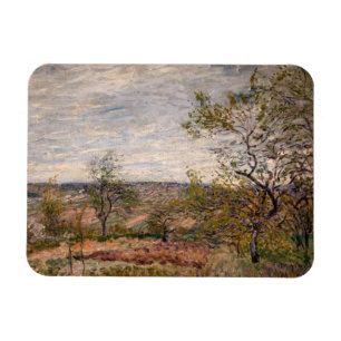 Alfred Sisley - Windiger Tag in Veneux Magnet