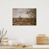 Alfred Sisley - Windy Day in Veneux Poster (Küche)