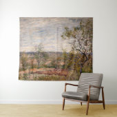 Alfred Sisley - Windy Day in Veneux Wandteppich (Beispiel (Horizontal))