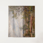 Alfred Sisley - Windy Day in Veneux Wandteppich (Vorderseite)