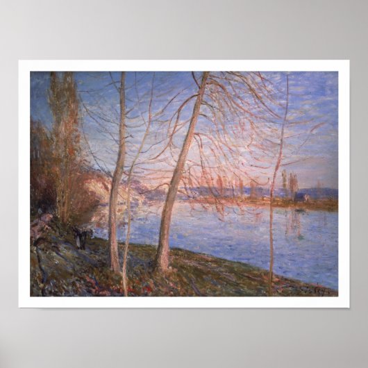 Alfred Sisley | Wintervormittag Poster (Vorne)