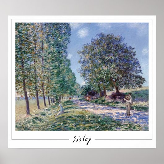 Alfred Sisley Zedign Art Poster #152 (Vorne)