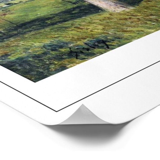 Alfred Sisley Zedign Art Poster #207 (Ecke)