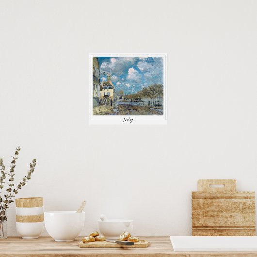 Alfred Sisley Zedign Art Poster #316 (Küche)
