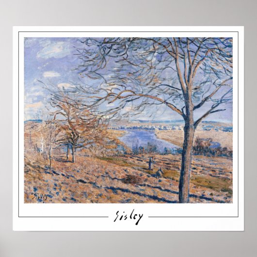 Alfred Sisley Zedign Art Poster #4 (Vorne)
