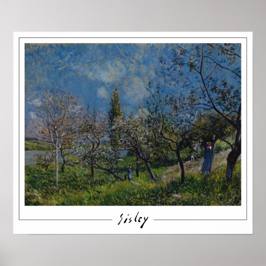 Alfred Sisley Zedign Art Poster #5 (Vorne)