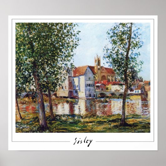 Alfred Sisley Zedign Art Poster #579 (Vorne)