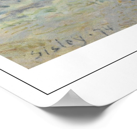 Alfred Sisley Zedign Art Poster #8 (Ecke)