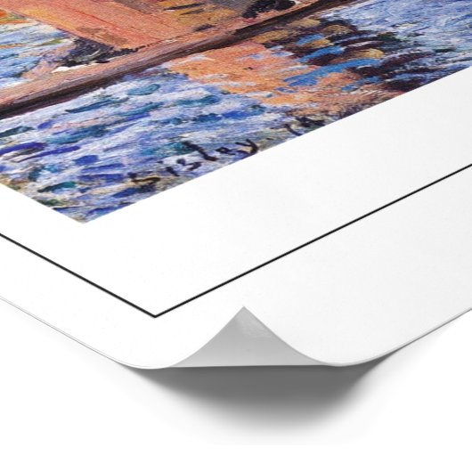 Alfred Sisley Zedign Art Poster #83 (Ecke)