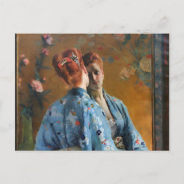 Alfred Stevens, der japanische Pariser Postkarte