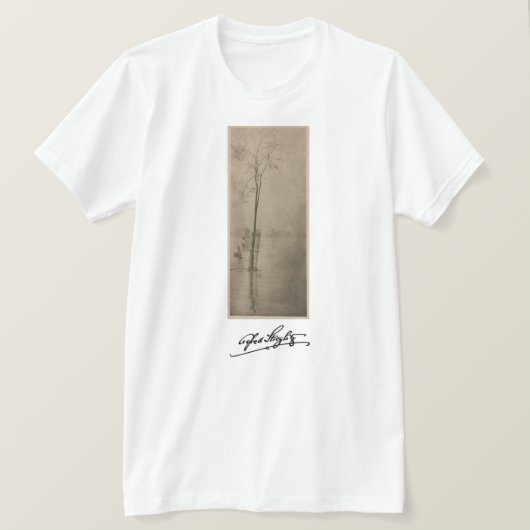 Alfred Stieglitz: Frühlingsduschen T-Shirt (Design vorne)