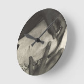 Alfred Stieglitz - Georgia O'Keeffe - Hände und Ho Runde Wanduhr (Winkel)