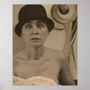 Alfred Stieglitz Georgia O'Keeffe Portrait Poster
