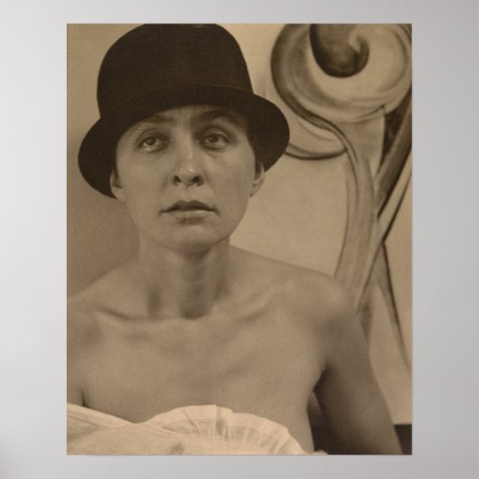 Alfred Stieglitz Georgia O'Keeffe Portrait Poster (Vorne)