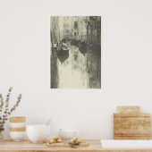 Alfred Stieglitz Venezianisch Canal Foto Poster (Küche)