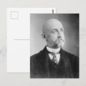 Alfred Thayer Mahan Postkarte (Vorne/Hinten)