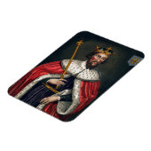 Alfred the Great (849-99), nach einem Gemälde in d Magnet (Linke Seite)