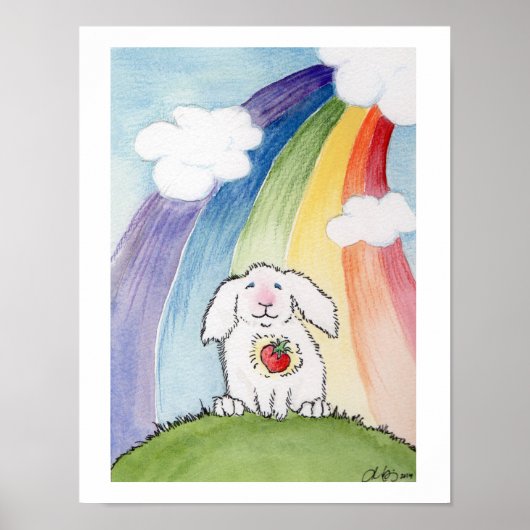 Alfred und die Rainbow Bridge Poster (Vorne)