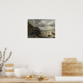 Alfred Wahlberg - Mondlicht, Fjallbacka Poster (Küche)