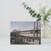 Alfred Zappa Memorial Bridge Postkarte (Stehend Vorderseite)
