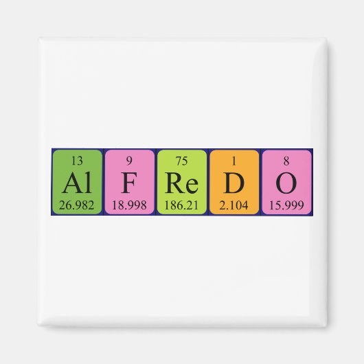 Alfredo Periodenmagnet Magnet (Vorne)