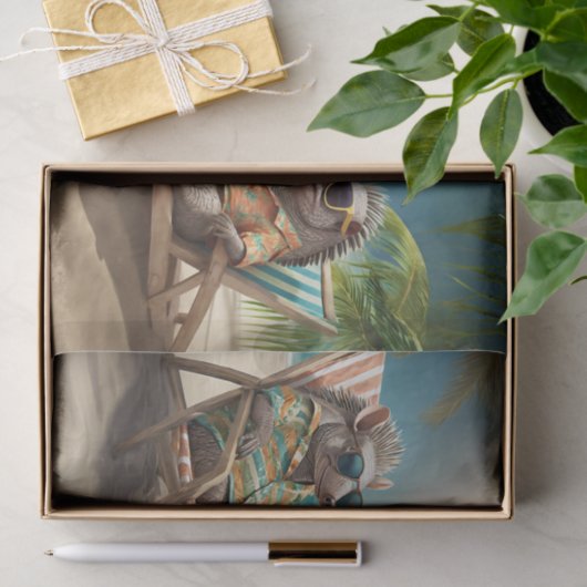 Alfredo & Valentino an der Côte d'Azur Seidenpapier (Geschenk)