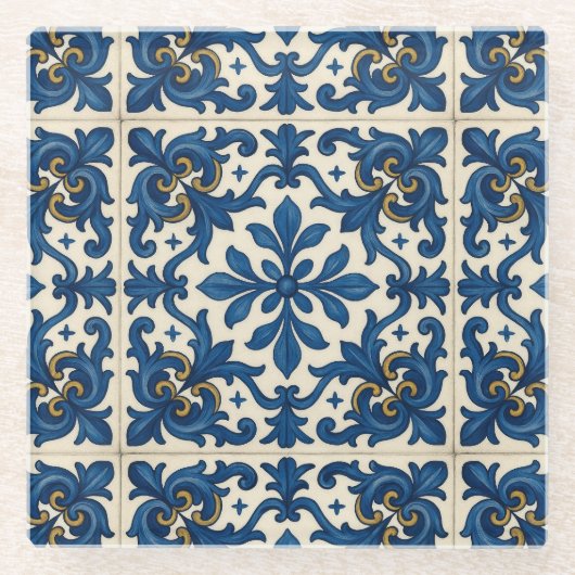 💙 "Alfresco & Fabulous" Glasuntersetzer (Vorderseite)