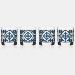 💙 "Alfresco & Fabulous" (Set 4) Whiskyglas