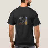 Alganon Frognar Schwarzes T-Shirt (Rückseite)