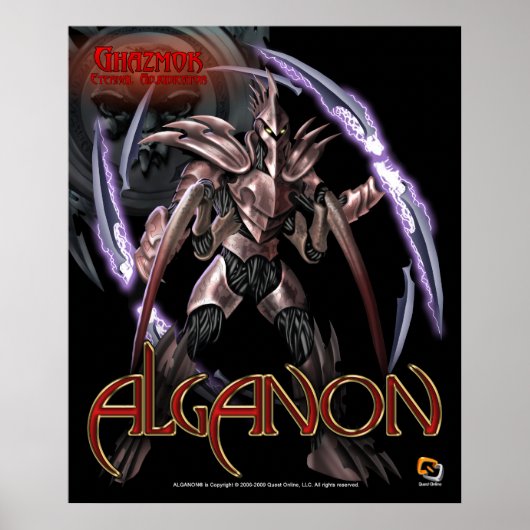 Alganon Ghazmok Deity Poster (Vorne)