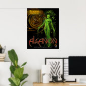 Alganon Triasha Deity Poster (Heimbüro)