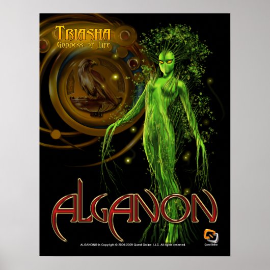 Alganon Triasha Deity Poster (Vorne)
