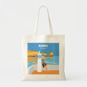 Algarve Beach Girl Reisen Vintag Tragetasche