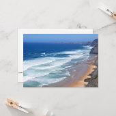 Algarve Beach, Portugal Karte (Vorderseite/Rückseite Beispiel)