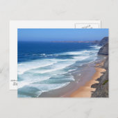 Algarve Beach, Portugal Postkarte (Vorne/Hinten)