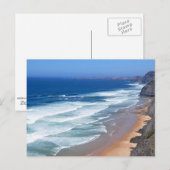 Algarve Beach, Portugal Postkarte (Vorne/Hinten)