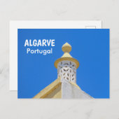 Algarve Chimney Portugal Postkarte (Vorne/Hinten)