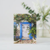 Algarve Door Feiertagspostkarte (Stehend Vorderseite)