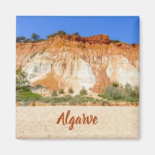 Algarve Falesia Beach in Portugal Souvenir Magnet