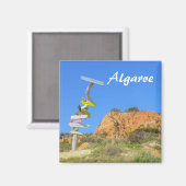 Algarve in Portugal Wegweiser Magnet (Vorderseite/Rückseite)