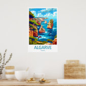 Algarve Nationalplakat Reisepark Skigebiet Vintage Poster (Küche)