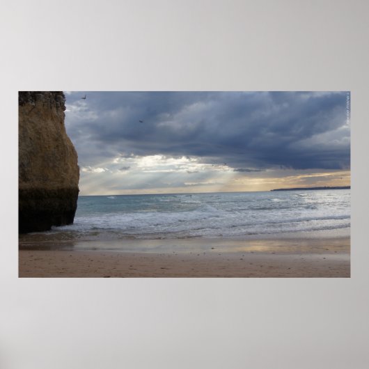 Algarve – Portugal – Beach – Strand – Sea – Meer Poster (Vorne)