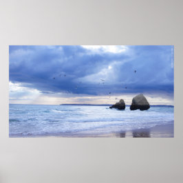 Algarve – Portugal – Beach – Strand – Sea – Meer Poster