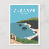 Algarve Portugal Berühmte Sehenswürdigkeiten Postkarte (Vorderseite)