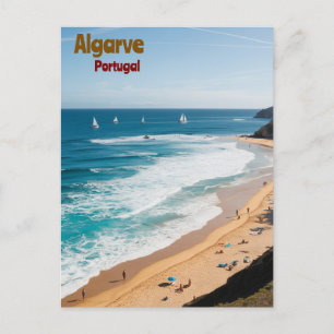 Algarve Portugal Landschaftlich Postkarte - Küsten