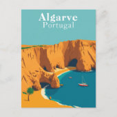 Algarve, Portugal Postkarte (Vorderseite)